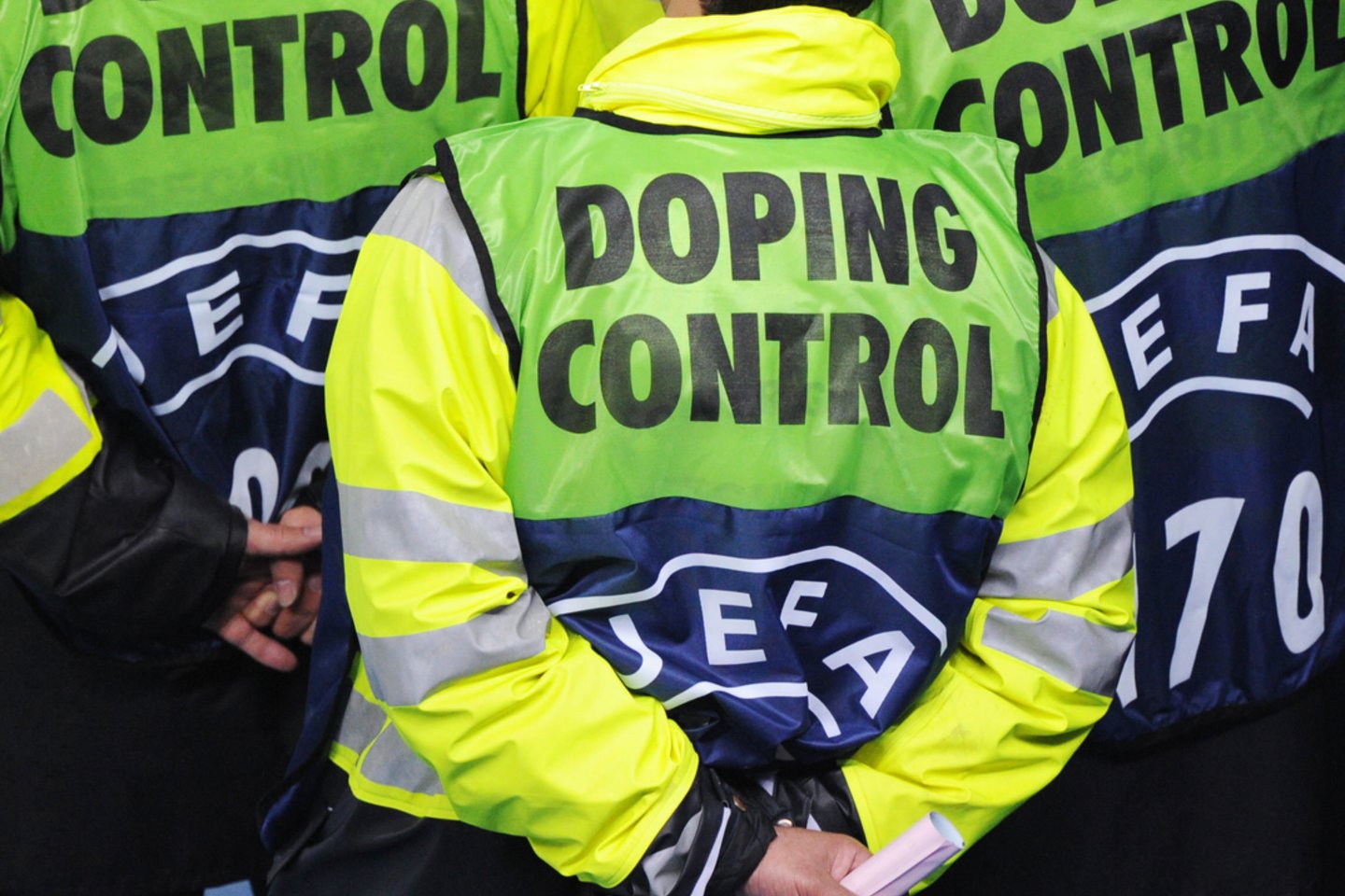 Dopingo kontrolieriai atliko 2037 dopingo testus futbolininkams.<br>AFP/Scanpix nuotr.