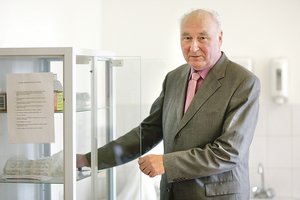 Profesoriui Baliui Dainiui gelbėti žmonių gyvybes padėjo ir kiaulės