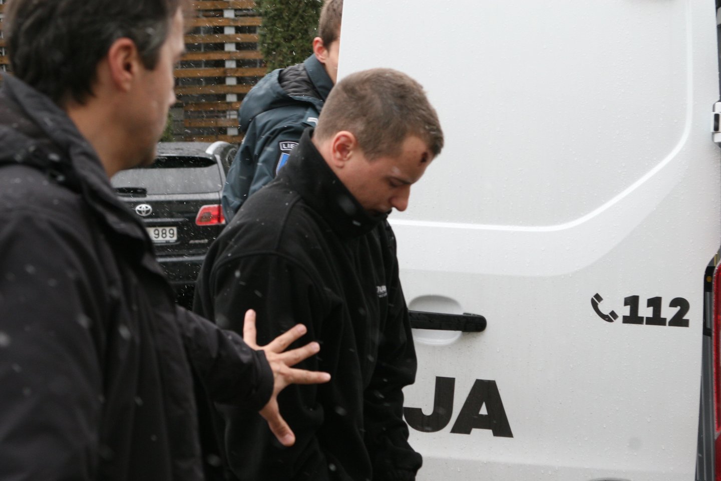  Marijampolės teismas avarijos kaltininką A.Lankelaitį suėmė mėnesiui.<br> L.Juodzevičienės nuotr.