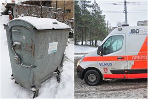 Baisi nelaimė Vilniuje: šiukšlių išvežimo darbuotojui nutraukti rankos pirštai