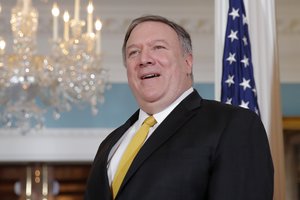 M. Pompeo: JAV ir Šiaurės Korėjos lyderių susitikimas gali įvykti greitai