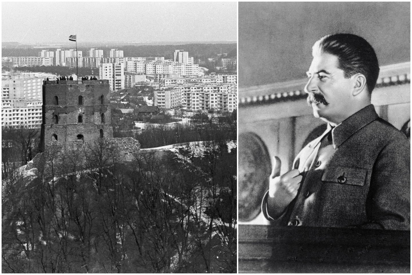 Kalbėta, kad „Tautiškos giesmės“ vertimas į rusų kalbą buvo įteiktas Stalinui, kurį esą „sužavėjo“ giesmės kilnumas bei gražumas... Apie tai pirmajame Lietuvių inteligentų suvažiavime 1945 m. liepos mėn. kalbėjo Matas Mickis, LŽŪ rektorius.<br>Scanpix nuotr.