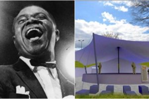 Neįtikėtina istorija:  kodėl Vilkija statys Louiso Armstrongo vardo estradą