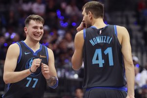 D. Nowitzki įsitikinęs: „Pagrindinė priežastis, kodėl mes laimime, yra Dončičius“