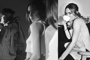 Brooklyno Beckhamo mylimoji kaip du vandens lašai panaši į jo mamą Victorią Beckham