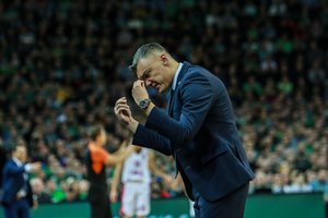 Po skaudaus CSKA antausio – Šaro kritika „Žalgirio“ vyrams 