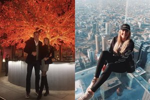 Aušrinė Sabonytė įsiamžino aukščiausiame Jungtinių Valstijų pastate