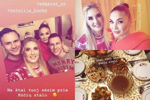 Natalija Bunkė ir Kristina Ivanova sentikių Kūčias švenčia su mylimaisiais