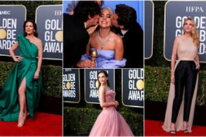 Ant „Auksinių gaublių“ raudonojo kilimo – įspūdingas žvaigždžių paradas