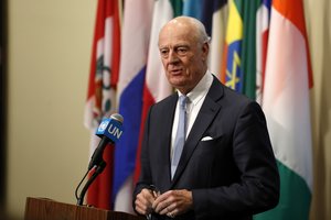 JT specialiojo pasiuntinio Sirijai postą užėmė Geiras Pedersenas