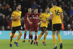 „Wolverhampton“ Anglijos taurėje iš tolimesnės kovos eliminavo „Liverpool“ klubą