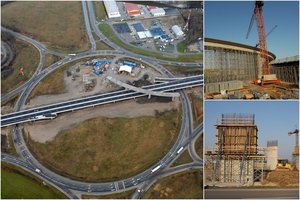 Įspūdingiausios Lietuvoje sankryžos statybos: vairuotojai mato ne viską