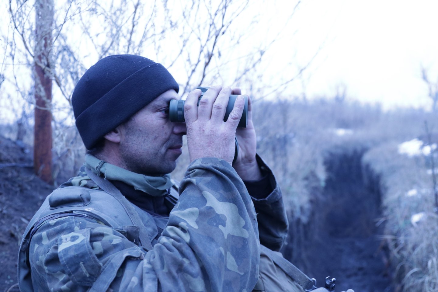 Kelionės į Rytų Ukrainos karo zoną akimirka.<br>„TymDrym“ nuotr.