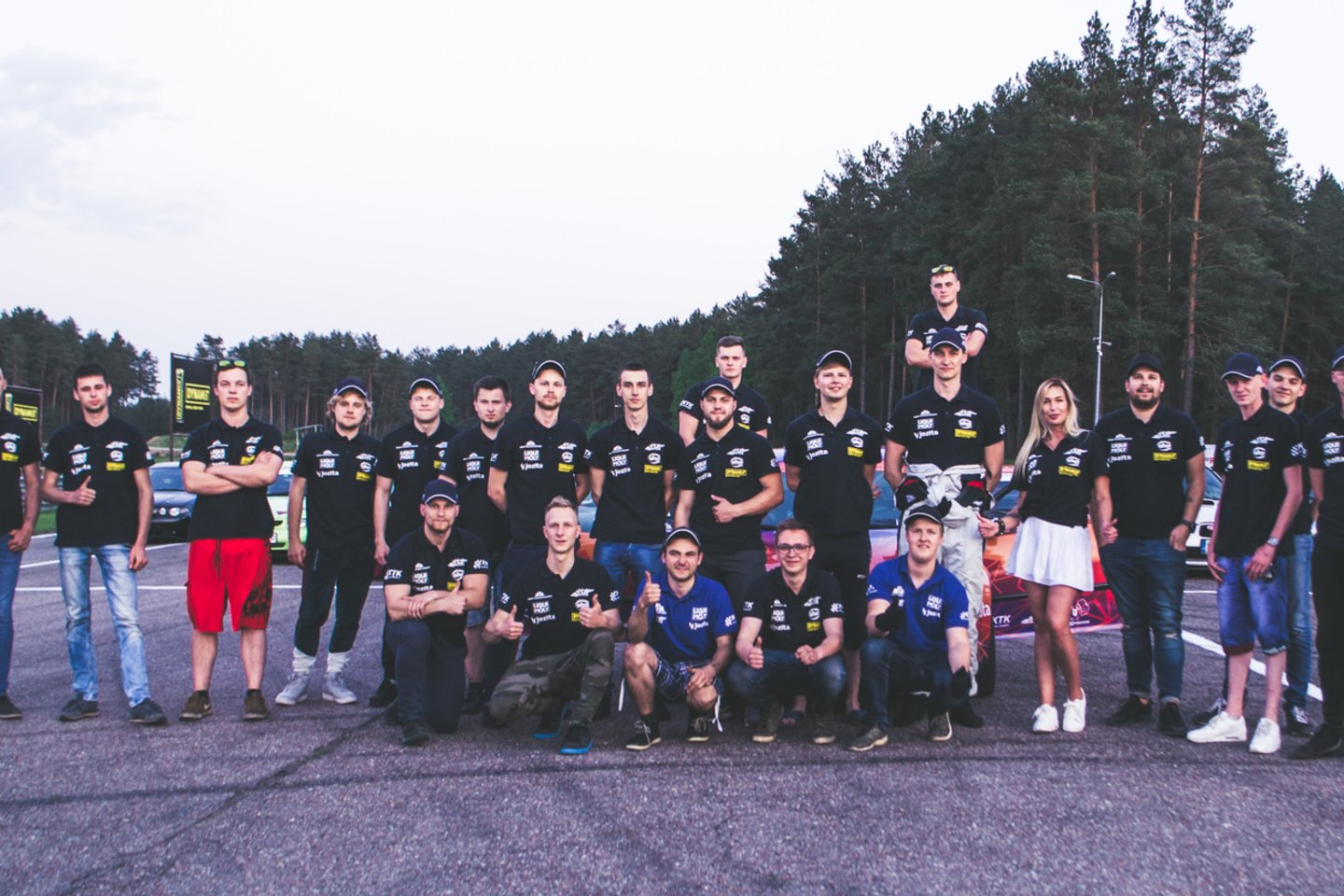  Kauno technikos kolegijos „KTK racing“ komanda.<br> Komandos archyvo nuotr.