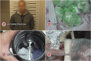 Klaipėdiečio slėptuvėje aptiko daugiau nei 1000 psichotropinių medžiagų turinčių tablečių