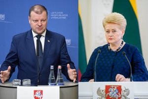Po kritikos dėl „tulpių pašto“ S. Skvernelis vėl prakalbo apie santykius su D. Grybauskaite