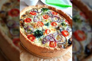 Prancūziškas pyragas su brokoliais ir lašiša – labai rekomenduoju