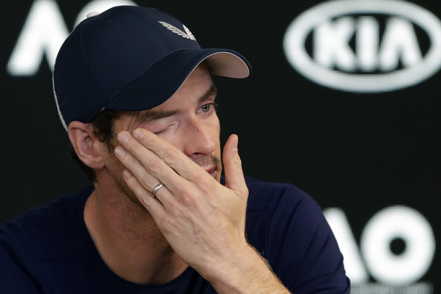 Andy Murray'us penktadienį Melburne prasitarė, kad „Australian Open“ turnyras gali būti paskutiniuoju jo karjeroje<br> AP nuotr.