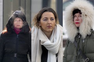 Vilniaus gatvės stilius: paspaudus šaltukui miestiečiai gelbėjasi šalikais