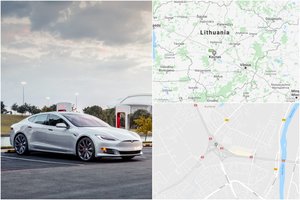 „Tesla“ kelia koją į Lietuvą: pirmoji „Supercharger“ įkrovimo stotelė ims veikti labai greitai