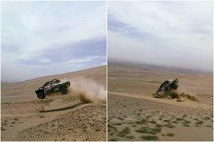 Paviešino stingdančią akimirką iš Dakaro: Benediktas Vanagas skriejo tiesiai į žemę