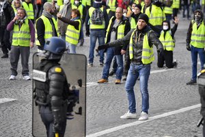 Paryžius ir šalies regionai ruošiasi naujiems „geltonų liemenių“ protestams
