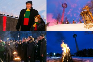 Vilniuje liepsnoja atminimo laužai