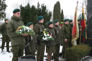 Marijampoliečiai pagerbė už laisvę žuvusio kraštiečio ir jo likimo draugų  atminimą