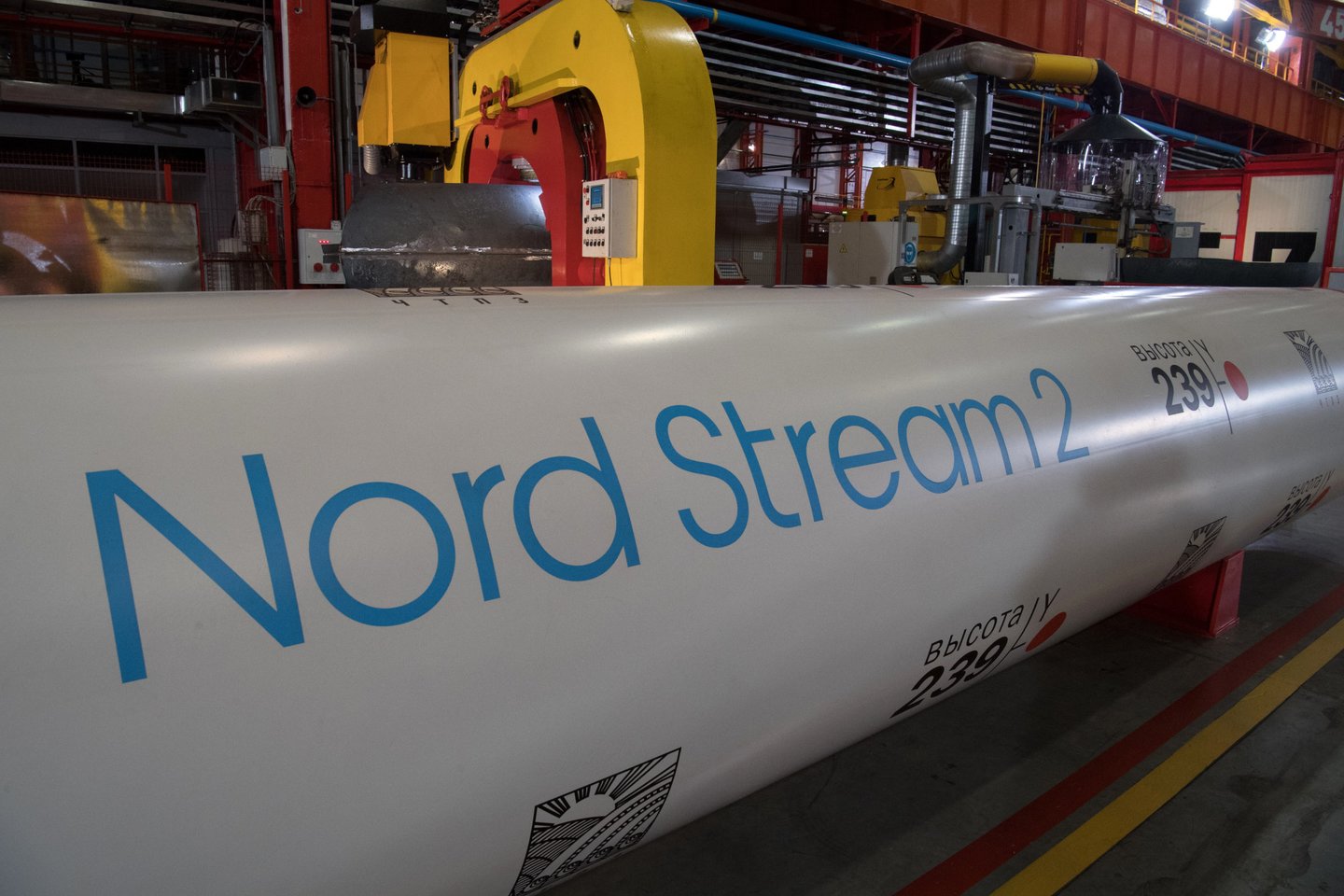 „Nord Stream-2“ dujotiekio statybos kelia tarptautinę įtampą.<br>Sputnik/Scanpix nuotr.