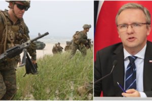 Lenkija nerimauja, kad dėl politinės krizės JAV nukels sprendimą dėl karinės bazės