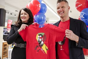 R. Kaukėno fondo marškinėlius papuošė krepšininkai – tiks sirgaliams, simbolizuos gerumą