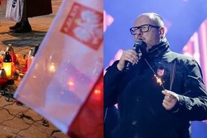 Mirė ant scenos per labdaros koncertą subadytas Gdansko meras