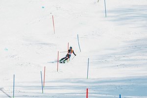 Kalnų slidininkas A. Drukarovas varžybose Italijoje buvo devintas