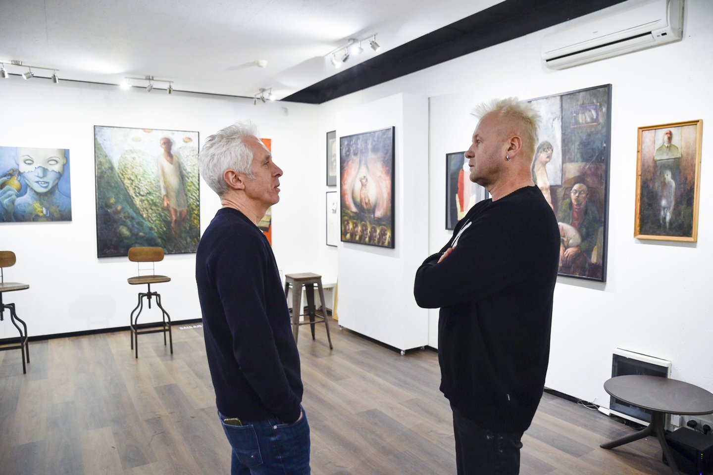 Parodos atidarymo akimirka.<br>V.Ščiavinsko nuotr.