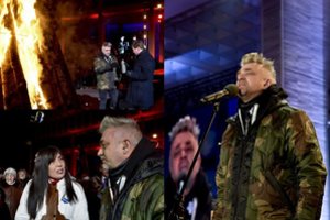 Sausio 13-osios minėjime Andrius Mamontovas pateko į nemalonią situaciją