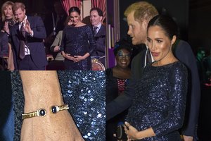 Ant nėščios Meghan Markle rankos sublizgėjo ypatingas anytos papuošalas