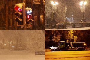 Uostamiestį užklupo gili žiema – pripustė it kalnų kurorte