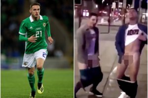 Šlykštus skandalas: Šiaurės Airijos rinktinės futbolininkas gatvėje masturbavosi