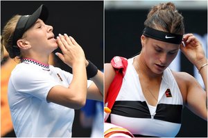 Kylanti Baltarusijos teniso žvaigždė A. Sabalenka patyrė tikrą smūgį – Melburne ją išmetė paauglė