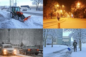 Per Lietuvą slenka sniego banga: po nakties šalyje – chaosas