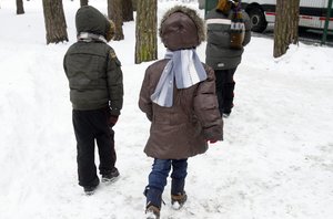 Dėl sudėtingų oro sąlygų vaikams galima neiti į atokiau esančias mokyklas