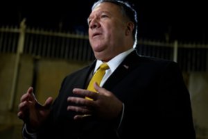 M. Pompeo ragina Irano lyderius užbaigti „teroristinę įkaitų grobimo kampaniją“