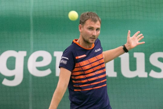 Buvusi pirmoji Lietuvos teniso raketė Gvidas Sabeckis įrodė dar turintis parako