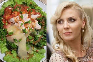 Moniką Šedžiuvienę šefas nustebino karštomis brokolių salotomis su vištiena