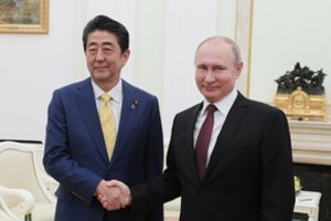 V. Putinui ir Sh. Abei nepavyko pasiekti proveržio sprendžiant ginčą dėl salų