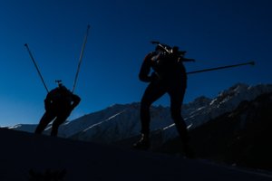 K. Dombrovskis biatlono pasaulio taurės varžybose Italijoje buvo toli nuo lyderių