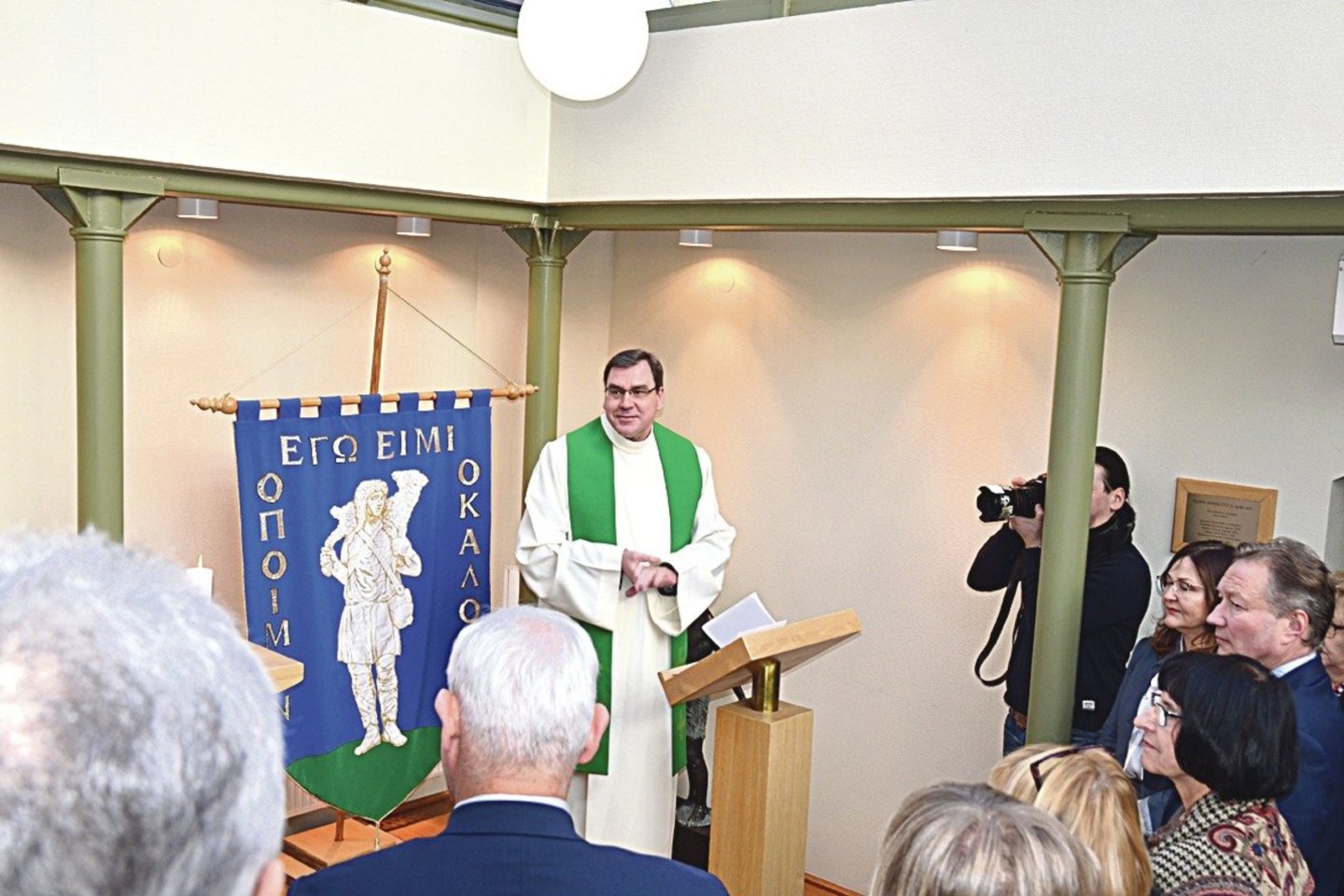 Klaidėdos universiteto koplyčioje surengtos iškilmingos ekumeninės pamaldos.