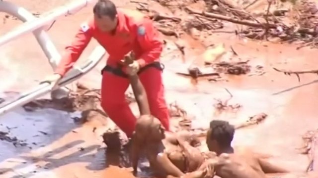 Košmaras Brazilijoje: purvo lavina nusinešė šimtus