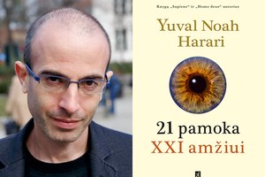 Populiarusis Y. N. Harari įspėja: bėk greičiau už algoritmus, nes jie siekia nulaužti patį žmogų