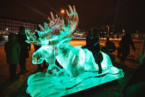 Jelgava ruošiasi 21-ajam ledo skulptūrų festivaliui